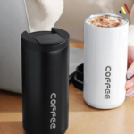 Coffee Thermal Mug - 400ml Stainless Steel