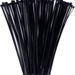 Evo Labs Black Cable Ties - 100 Pack