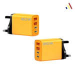 Phone Charger Double USB A+C 120W Fast Charging