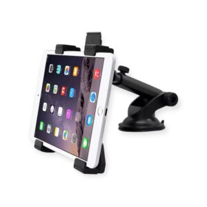 Tablet Car Mount for Van & Truck – Universal Dashboard & Windshield Holder for 7-12.9” Tablets – Adjustable Suction Cup Cradle for iPad, Galaxy Tab, Fire HD – Heavy Duty Hands-Free GPS Stand